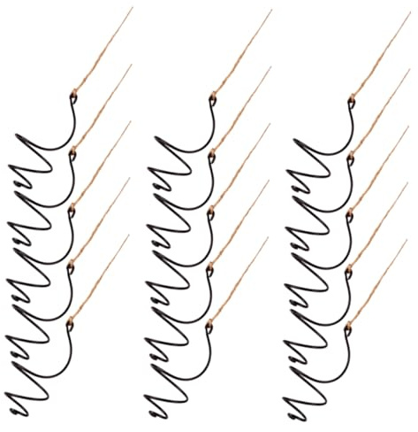 Mipcase Air Plant Holder Display Rack Jumbo Aluminum Air Plant Hangers for Indoor Houseplant Decor Wall Holder Hooks
