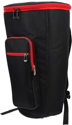 VICASKY Sac à dos Oxford étanche pour djembé avec bretelles et résistance aux chocs Grande capacité pour instruments de musique, Noir , 33x33x48cm