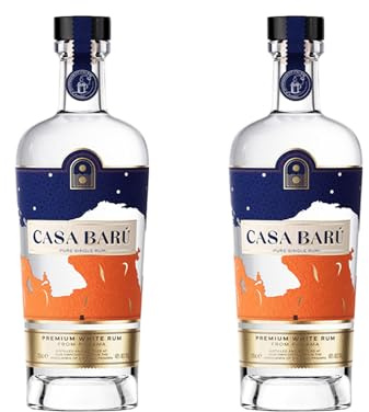 Casa Barú Blanco White Rum 70cl 40% ABV Pure Pot Still Panama Rum