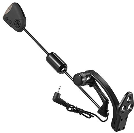 Cocoarm Fishing Swinger Set, Karpfenangeln Bissanzeiger LED Alarm Swinger mit 7 Farbwechselnden Lichtern für Nachtangeln bei Schwachen Lichtverhältnissen