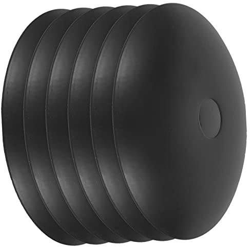 POPETPOP Baldacchino Del Soffitto e Copertura Della Piastra Di Illuminazione Per Lampada a Sospensione 50mm, Kit 6 Pezzi Nero, Compatibile Per Interni Come Corridoi, Bar e Soggiorni