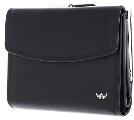 Golden Head Leder Geldbörse Polo RFID Protect Bügelbörse 2123 Schwarz