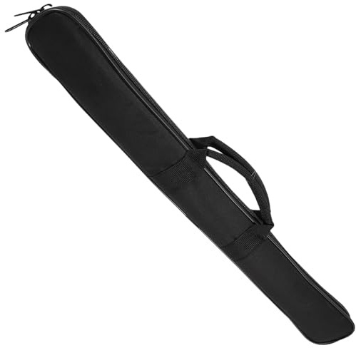 EXQUIMEUBLE Professionelle Flötentasche aus Verdicktem Oxford Leinen mit Zubehörfach Tragbar für Bambusflöten und Querflöten Zufällige Farbe Zufällige Farbe