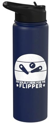 Ich bin nur für den Flipper Pinball Machine Collector da Stainless Steel Insulated Water Bottle