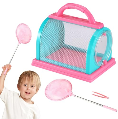 Juguete atrapamoscas – 19,5 x 17 x 15 cm, Red Plegable Multiusos – Recolector de Mariposas – Kit de exploración de Insectos – Juego científico Educativo – Portátil | Herramienta de al Aire