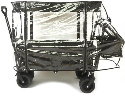 Regenschutz Für Bollerwagen Faltbar Transparent Verdeck Für Bollerwagen Regen Winddicht Bollerwagen Regenschutz Für Camping Outdoor Trolleys Einkaufswagen