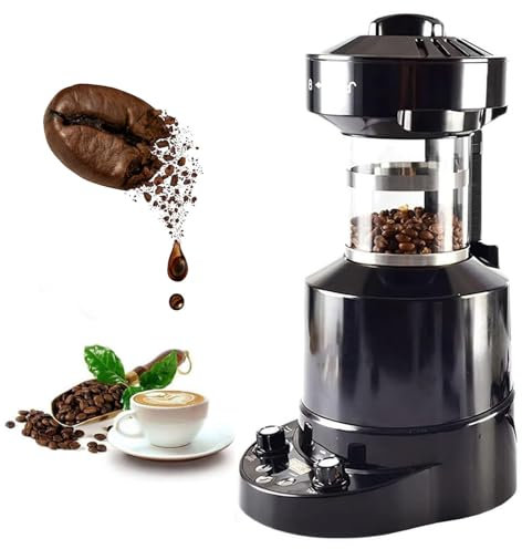 Electric Coffee Roaster, 2100w Professional Air Roasting Machine With Timing, Adjustable Temperature 100-250℃, Cold/hot Air Adjustmen, For Coffee Beans, Grains, Peanuts & Nuts