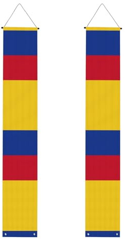 Bandera de Colombia para múltiples ocasiones para colgar en cualquier lugar, decoración de celebraciones, suministros de fiesta de graduación