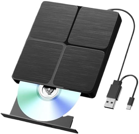 Extern Blu-ray-enhet USB 3.0 CD DVD-spelare For Bärbar Dator Bärbar Blu-ray-skivläsare