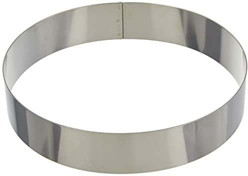 Lacor 68522 Emporte-Pièces Cercle à Tarte Ronde 22 x 4,5 cm 18 / 10, Argent