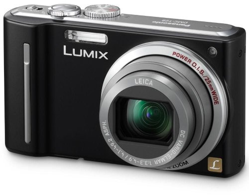 Panasonic Lumix TZ8 Digital Camera - Black (12.1MP, 12x Optical Zoom) 2.7 inch LCD