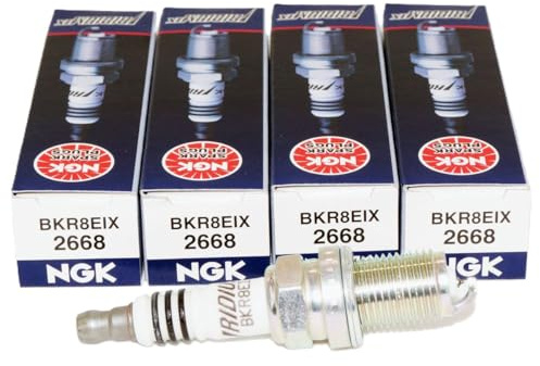 NGK Iridium IX BKR8EIX-2668 - Lot de 4 bougies d'allumage