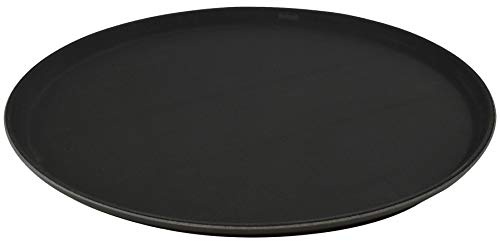 Argon Tableware Kunststoff-Serviertablett - 1 Stück - 40 cm - rutschfeste Servierplatte, rundes Tablett für Restaurants, Hochzeits-Catering, Essen, Getränke, Snacks, Malen, Heimwerken