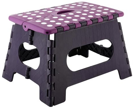 Axentia scalino poggiapiedi Sgabello Pieghevole, 35 x 27 x 22 cm, Colori assortiti