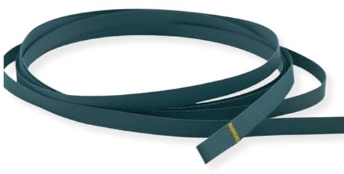 Raffstore Texband [8x0,34mm] Schwarz – Jalousieband mit Schlaufe [Hergestellt in der Schweiz], Zugband 200cm – Originales Reparaturband für Jalousien