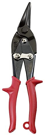 kwb Blech-Schere Links-Schnitt 250 mm f. enge Kurven, Schneiden für Blech max. 1,5 mm und Edelstahl / V2A bis 1 mm ausgelegt