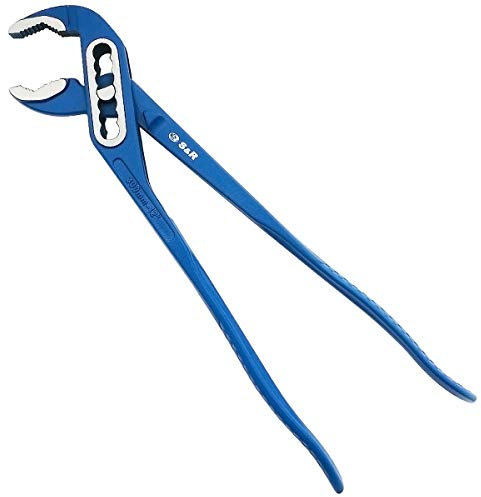 S&R Classic Water Pump Pliers, 300x42mm CR-V Steel Pipe Pliers with Powder Coating