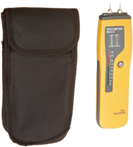 GE Protimeter BLD2001 Mini C Moisture Meter, LED Display, 6 to 30% Range, 7-1/64 Length x 1-29/32 Width x 1.09 Height