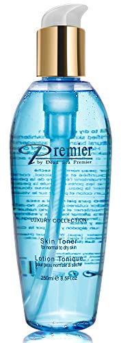 Premier Dead Sea Skin Toner Normal To Dry Skin, pH 5.5 balancing, non alcoholic toner that is mild and gentle to skin, natural ingredients with witch hazel and minerals 8.5fl.oz