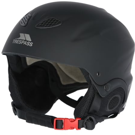 Trespass Trespass Sky High - Casco Sportivo da Neve, da Uomo, Taglia M, Colore: Nero