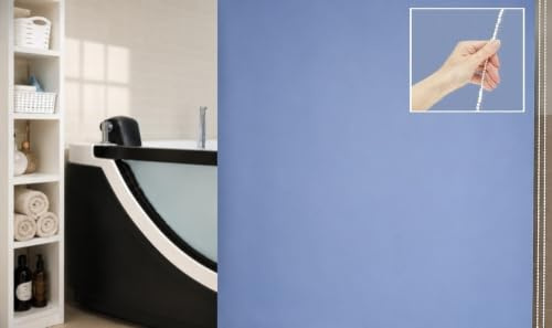 Kleine Wolke 3316720744 DV-Rollo Duschrollo, 140 x 240 cm, blau