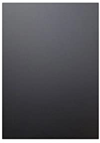 Wetterfeste Kreidetafel 6 mm Kunstharz schwarz - 42 x 60 cm, ohne Wandabstandhalter