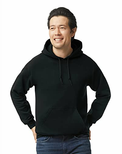 Gildan Men's Fleece Hooded Sweatshirt, Style G18500 Hooded Sweatshirt (pack of 1)