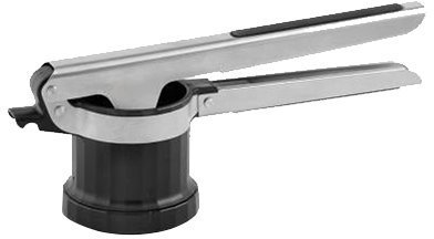 Weis 14840 Spätzle de/Puré de Prensa, Acero Inoxidable, Plata/Negro, 32 x 10 x 12.5 cm