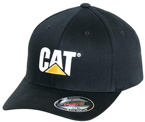 Caterpillar -Berretto da baseball Uomo Black Taglia unica