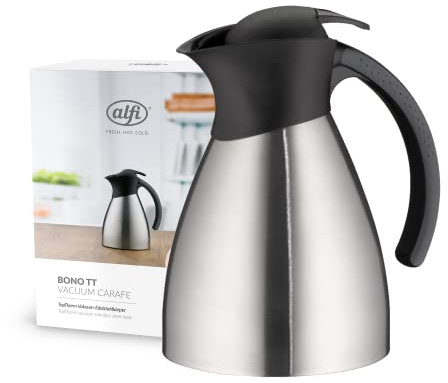 alfi Isolierkanne Bono, Edelstahl mattiert 1,0 l