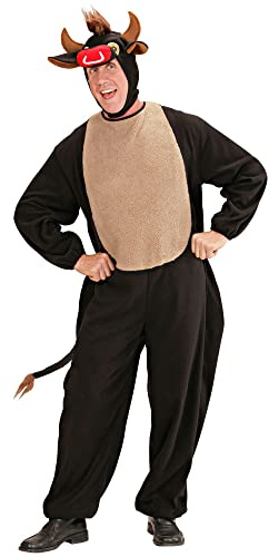 W WIDMANN MILANO Party Fashion - Stier Kostüm Set | Tierkostüm mit Gesäß und Kopfbedeckung für Karneval, Mottoparty und Halloween