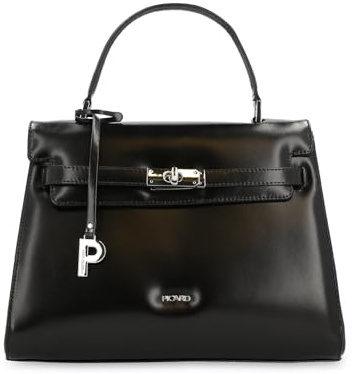 Picard Handtasche Damen Berlin | Henkeltasche aus Echtleder, gesichertem Drehverschluss & abnehmbarem Schultergurt | Umhängetasche | Elegant, modern, hochwertig | Schultertasche