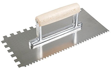 HUFA Buttering-Floating Kelle Holzgriff 280x130mm 4x4/10x10mm gezahnt