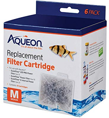 Aqueon Replacement Filter Cartridges Medium - 6 pack