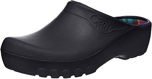 Alsa Jolly Fashion Clog Sabots de jardin homme Chaussures à boucle - noir - Schwarz,
