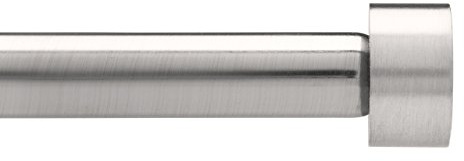 Umbra 244997-411 Cappa Gardinenstange 1,9 cm, 182,6-365,7 cm, Nickel
