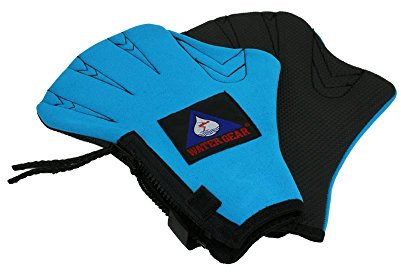 Water Gear Neoprene Force Swim Gloves - Aqua Fitness Gloves - Great for Workouts and Diving - Designed with Enhanced Grip - 50% More Resistance - Small