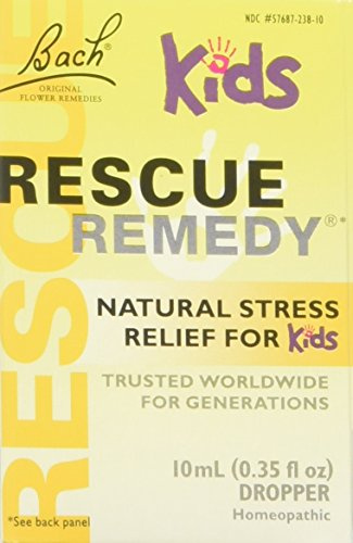 Bach Kids Rescue Remedy Natural Stress Relief Drops, 10 ml. 2 pack