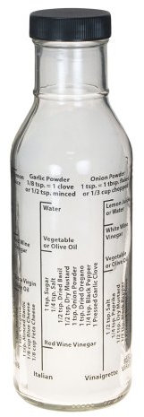 Eddingtons 13214 Salad Dressing Jar, Off-white, 13-Ounce