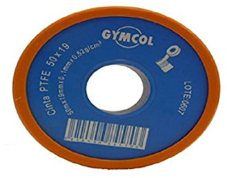 Gymcol m125083 – Ruban PTFE Gymcol (téflon) 50mx19mmx0 1