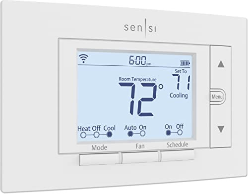 Sensi Smart Thermostat, Wi-Fi, DIY, Alexa, Energy Star Certified, ST55