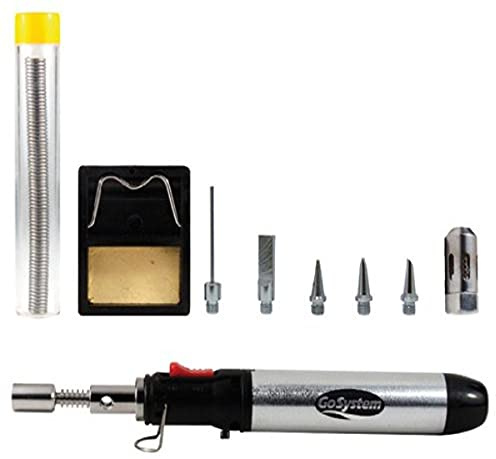 GoSystem Micro Tech Pen Torch Kit, Silver