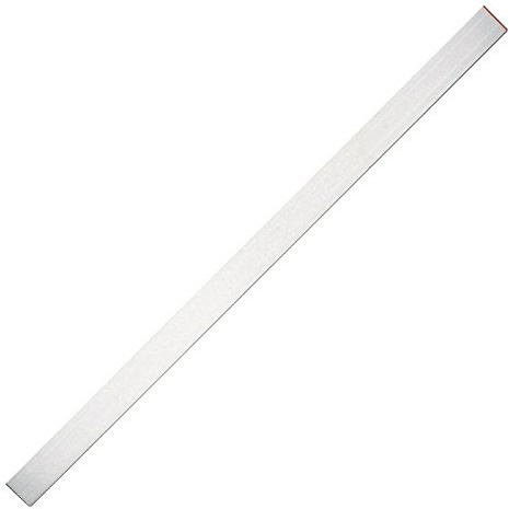 L'outil parfait Maurerlineal, Aluminium, 2 m x 100 mm, 18 mm, 1,2 mm, Industriell, mit 2 Kunststoffspitzen