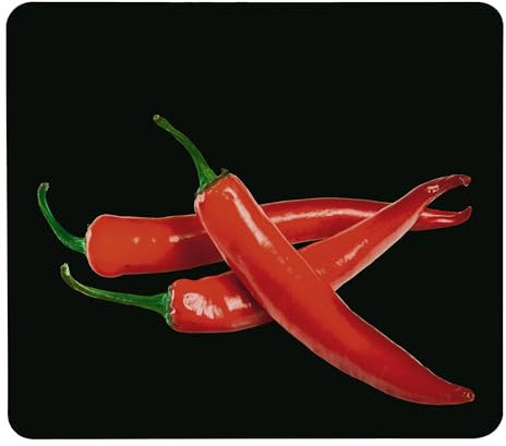 Wenko Cubierta de Vidrio vitrocerámica Peperoni - para cocinas de vidriocerámica, Vidrio endurecido, 56 x 50 x 0.5 cm, Multicolor