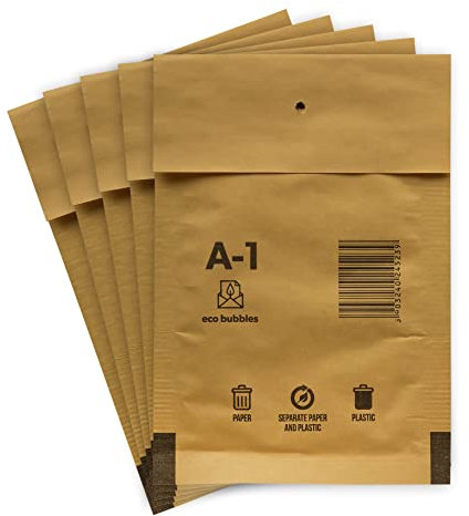 30 Versandtaschen Luftpolsterumschläge haftklebend Luftpolsterversandtaschen Luftpolstertaschen Gr. A/1 A1 braun (120mm x 175 mm) Umschläge gepolstert Polsterumschlag Taschen