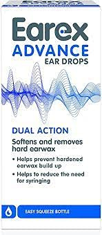 Earex Advance Ear Wax Removal Drops With Dual Action 15ml