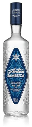 Antica Sambuca, Classic Anise Liqueur, 70cl, 38% ABV, Italian Recipe | Star Anise Distillate Blend, Best Served Cold, Ideal Neat, in Coffee, or Cocktails, Gift Idea, After-Dinner Treat