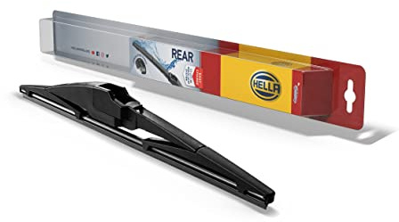 Hella 9XW398114012T Wischerblatt für alle Jahreszeiten, streifenfrei, Gummi, passend für ausgewählte inländische, asiatische und europäische Fahrzeuge, 30,5 cm