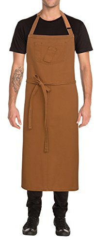 Chef Works abkv053-ntm-0 Rockford Lätzchen Schürze/NUTMEG/0, ABCKV003-NTM-0