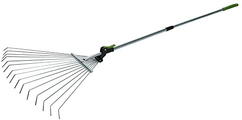 Silverline 228465 Telescopic Rake 800 - 1500 mm,Grey